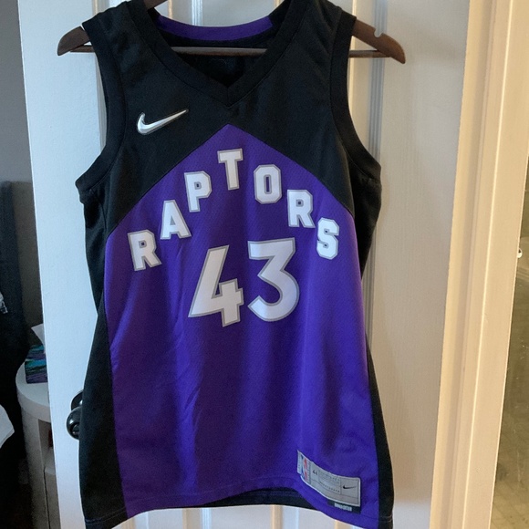 Men's Nike Pascal Siakam Black/Purple Toronto Raptors - Swingman Jersey M Medium - Picture 1 of 4